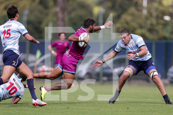 2019-09-28 - placcaggio su Guardiano (FFOO Rugby) - POI. S.S. LAZIO RUGBY 1927 VS FIAMME ORO RUGBY - ITALIAN CUP - RUGBY