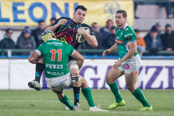 2018-12-29 - Angelo Esposito placca David Sisi - BENETTON TREVISO VS ZEBRE RUGBY - GUINNESS PRO 14 - RUGBY
