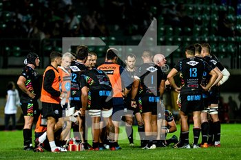 2019-09-13 - Zebre Rugby durante il time out - AMICHEVOLE PRE SEASON - BENETTON TREVISO VS ZEBRE RUGBY - GUINNESS PRO 14 - RUGBY