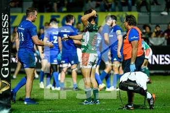 2019-09-28 - Delusione per la sconfitta di Joaquin Riera del Benetton Treviso che si complimenta con Rory O´Loughlin del Leinster Rugby - BENETTON TREVISO VS LEINSTER RUGBY - GUINNESS PRO 14 - RUGBY