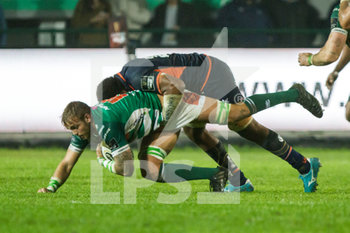 2019-11-02 - NiccolÃ² Cannone (Benetton Treviso)   tackled by Villame Mata (Edinburgh) - BENETTON TREVISO VS EDINBURGH RUGBY - GUINNESS PRO 14 - RUGBY