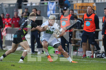 2019-11-09 - DHT Van Der Merwe (Glasgow) avoid a tackle - ZEBRE RUGBY VS GLASGOW WARRIORS - GUINNESS PRO 14 - RUGBY