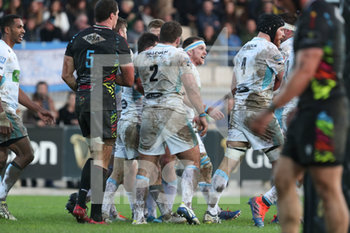 2019-11-09 - Glasgow jubilates for the try - ZEBRE RUGBY VS GLASGOW WARRIORS - GUINNESS PRO 14 - RUGBY
