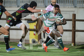 2020-08-30 - Carlo Canna prova a placcare Monty Ioane - ZEBRE RUGBY VS BENETTON TREVISO - GUINNESS PRO 14 - RUGBY
