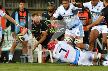 2020-10-02 - Giulio Bisegni (Zebre) and James Botham (Cardiff Blues) - ZEBRE VS CARDIFF BLUES - GUINNESS PRO 14 - RUGBY