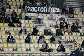 2020-10-02 - Fans at Lanfranchi graound in Parma - ZEBRE VS CARDIFF BLUES - GUINNESS PRO 14 - RUGBY