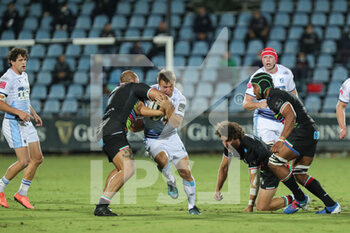2020-10-02 - Jarrod Evans (Cardiff) carries the ball  - ZEBRE VS CARDIFF BLUES - GUINNESS PRO 14 - RUGBY