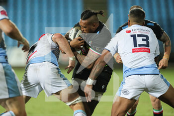 2020-10-02 - Tuivaiti (Zebre) carries the ball against Cardiff - ZEBRE VS CARDIFF BLUES - GUINNESS PRO 14 - RUGBY