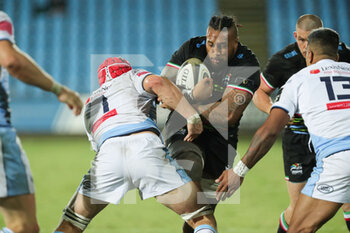 2020-10-02 - Tuivaiti (Zebre) carries the ball against Cardiff - ZEBRE VS CARDIFF BLUES - GUINNESS PRO 14 - RUGBY