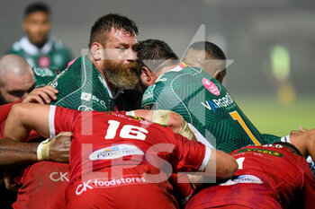 2020-10-23 - Irne Herbst (Treviso) during a maul - BENETTON TREVISO VS SCARLETS RUGBY - GUINNESS PRO 14 - RUGBY