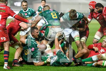 2020-10-23 - Benetton Treviso scrum crashed - BENETTON TREVISO VS SCARLETS RUGBY - GUINNESS PRO 14 - RUGBY