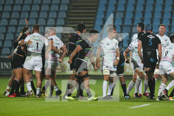 2020-11-02 - Zebre celebrates the scrum win against Ospreys - ZEBRE VS OSPREYS - GUINNESS PRO 14 - RUGBY