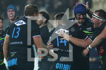 2020-11-02 - Zebre celebrate for the victory - ZEBRE VS OSPREYS - GUINNESS PRO 14 - RUGBY