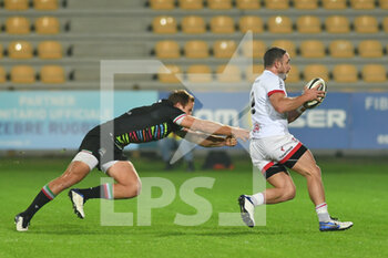 2020-11-16 - Alby Matheweson (Ulster) sfugge a Giulio Bisegni (Zebre) - ZEBRE VS ULSTER - GUINNESS PRO 14 - RUGBY