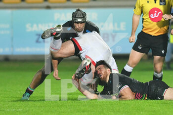 2020-11-16 - Marty Moore (Ulster ) sbatte su Enrico Lucchin (Zebre) - ZEBRE VS ULSTER - GUINNESS PRO 14 - RUGBY