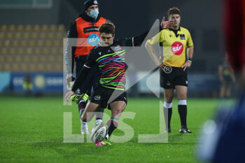 2020-11-16 - Antonio Rizzi (Zebre) with the conversion points - ZEBRE VS ULSTER - GUINNESS PRO 14 - RUGBY