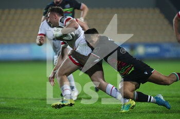 2020-11-16 - Pierre Bruno (Zebre) with a tackle - ZEBRE VS ULSTER - GUINNESS PRO 14 - RUGBY