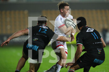 2020-11-16 - Craig Gilroy (Ulster) steps out the defense - ZEBRE VS ULSTER - GUINNESS PRO 14 - RUGBY