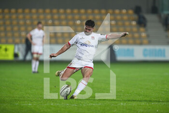 2020-11-16 - Bill Johnston (Ulster) with the conversion points - ZEBRE VS ULSTER - GUINNESS PRO 14 - RUGBY