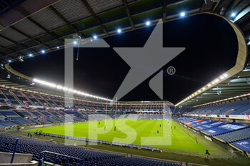 2020-11-30 - General inside view during the Guinness Pro 14 rugby union match between Edinburgh Rugby and Ulster Rugby on November 30, 2020 at BT Murrayfield stadium in Edinburgh, Scotland - Photo Malcolm Mackenzie / ProSportsImages / DPPI - EDINBURGH RUGBY VS ULSTER RUGBY - GUINNESS PRO 14 - RUGBY