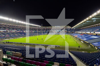2020-11-30 - General inside view during the Guinness Pro 14 rugby union match between Edinburgh Rugby and Ulster Rugby on November 30, 2020 at BT Murrayfield stadium in Edinburgh, Scotland - Photo Malcolm Mackenzie / ProSportsImages / DPPI - EDINBURGH RUGBY VS ULSTER RUGBY - GUINNESS PRO 14 - RUGBY
