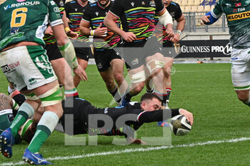 2021-01-09 - Michelangelo Biondelli try for Zebre - ZEBRE RUGBY VS BENETTON TREVISO - GUINNESS PRO 14 - RUGBY