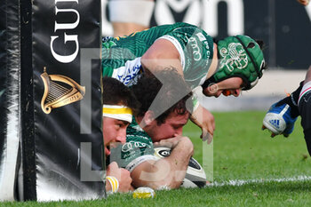 2021-01-09 - Michele Lamaro (Benetton) try - ZEBRE RUGBY VS BENETTON TREVISO - GUINNESS PRO 14 - RUGBY