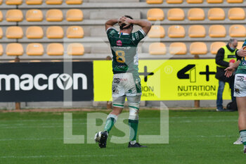2021-01-09 - Michele Lamaro (Benetton) at the end of the match - ZEBRE RUGBY VS BENETTON TREVISO - GUINNESS PRO 14 - RUGBY