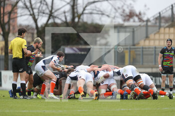 2021-01-23 - Henry Pyrgos (Edinburgh) with the put in scrum - ZEBRE RUGBY VS EDINBURGH - GUINNESS PRO 14 - RUGBY