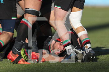 2021-01-23 - David Sisi (Zebre Rugby) in the ruck - ZEBRE RUGBY VS EDINBURGH - GUINNESS PRO 14 - RUGBY