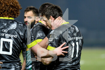 2021-01-30 - Happiness of Darren Sweetnam (Munster) after scoring a try - BENETTON TREVISO VS MUNSTER RUGBY - GUINNESS PRO 14 - RUGBY
