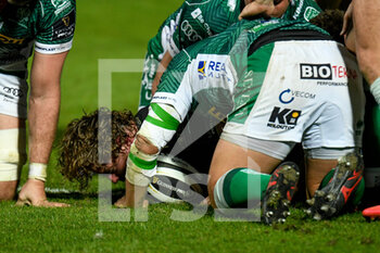 2021-02-26 - Finlay Bealham (Connacht) scores a try - BENETTON TREVISO VS CONNACHT RUGBY - GUINNESS PRO 14 - RUGBY
