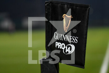 2021-02-26 - Gunness Pro14 flag, sign - BENETTON TREVISO VS CONNACHT RUGBY - GUINNESS PRO 14 - RUGBY