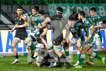 2021-02-26 - Manuel Zuliani (Benetton Treviso) carries the ball - BENETTON TREVISO VS CONNACHT RUGBY - GUINNESS PRO 14 - RUGBY