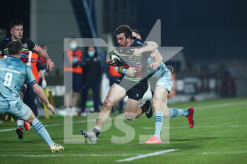 2021-03-12 - Enrico Lucchin (Zebre Rugby Club) carries the ball - ZEBRE VS LEINSTER RUGBY - GUINNESS PRO 14 - RUGBY