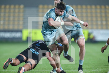 2021-03-12 - Dan Sheenan (Leinster) comes up Iacopo Bianchi - ZEBRE VS LEINSTER RUGBY - GUINNESS PRO 14 - RUGBY