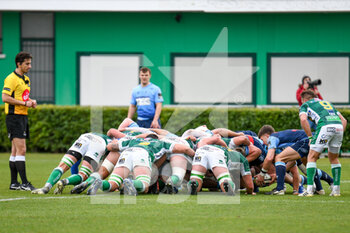2021-03-14 - Jamie Hill (Cardiff) introduce in scrum - BENETTON TREVISO VS CARDIFF BLUES - GUINNESS PRO 14 - RUGBY
