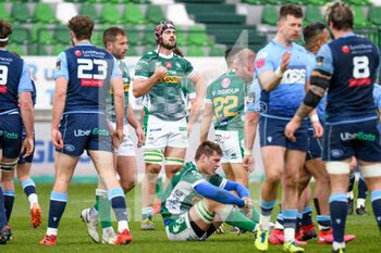 2021-03-14 - Disappontment of Matteo Canali (Benetton Treviso) for the defeat - BENETTON TREVISO VS CARDIFF BLUES - GUINNESS PRO 14 - RUGBY