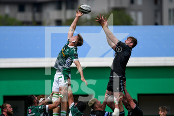 2021-04-24 - Federico Ruzza (Benetton Treviso) in touch - RAINBOW CUP 2021 - BENETTON TREVISO VS GLASGOW WARRIORS - GUINNESS PRO 14 - RUGBY