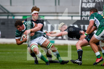 2021-04-24 - Michele Lamaro (Benetton Treviso) tackled - RAINBOW CUP 2021 - BENETTON TREVISO VS GLASGOW WARRIORS - GUINNESS PRO 14 - RUGBY