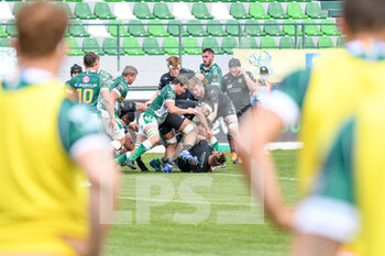 2021-04-24 - Players of Benetton Treviso looking at the match - RAINBOW CUP 2021 - BENETTON TREVISO VS GLASGOW WARRIORS - GUINNESS PRO 14 - RUGBY