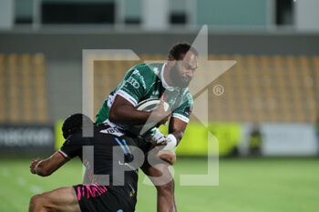2021-05-07 - Ratuva Tavuyara (Benetton rugby) keeps the ball tight - RAINBOW CUP - BENETTON TREVISO VS ZEBRE RUGBY - GUINNESS PRO 14 - RUGBY