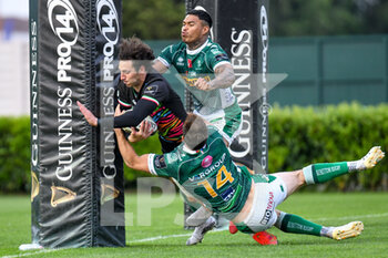 2021-05-15 - Giovanni D’Onofrio (Zebre) in meta per le Zebre - RAINBOW CUP - BENETTON TREVISO VS ZEBRE RUGBY - GUINNESS PRO 14 - RUGBY