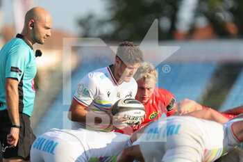 2021-06-11 - Marcello Violi (Zebre) is ready for the put in scrum - RAINBOW CUP 2021 - ZEBRE RUGBY VS MUNSTER - GUINNESS PRO 14 - RUGBY
