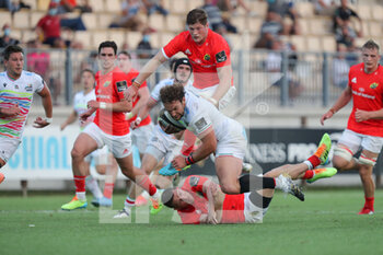 2021-06-11 - Federico Mori (Zebre) breaks a tackle - RAINBOW CUP 2021 - ZEBRE RUGBY VS MUNSTER - GUINNESS PRO 14 - RUGBY