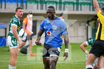 2021-06-19 - Happiness of Madosh Tambwe (Bulls) after scoring a try - RAINBOW CUP 2021 FINAL - BENETTON TREVISO VS VODACOM BLUE BULLS - GUINNESS PRO 14 - RUGBY