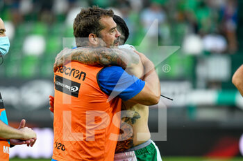 2021-06-19 - Fabio Ongaro (Benetton) happiness after winning the Rainbow Cup match - RAINBOW CUP 2021 FINAL - BENETTON TREVISO VS VODACOM BLUE BULLS - GUINNESS PRO 14 - RUGBY