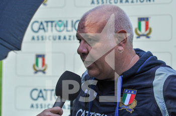 2019-11-16 - L'allenatore dell'Italia Andrea Di Giandomenico - ITALIA FEMMINILE VS GIAPPONE - TEST MATCH - RUGBY