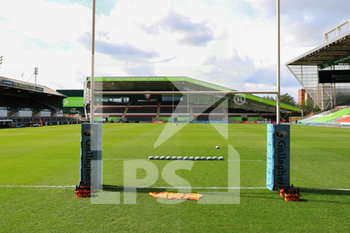 2020-09-05 - A general view inside Welford Road Stadium during the English championship Gallagher Premiership Rugby Union match between Leicester Tigers and Sale Sharks on September 5, 2020 at Welford Road Stadium in Leicester, England - Photo Jez Tighe / ProSportsImages / DPPI - LEICESTER TIGERS VS SALE SHARKS - PREMERSHIP RUGBY UNION - RUGBY