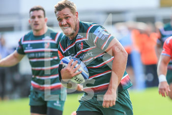 2020-09-05 - Leicester Tigers Hanro Liebenberg scores a try during the English championship Gallagher Premiership Rugby Union match between Leicester Tigers and Sale Sharks on September 5, 2020 at Welford Road Stadium in Leicester, England - Photo Jez Tighe / ProSportsImages / DPPI - LEICESTER TIGERS VS SALE SHARKS - PREMERSHIP RUGBY UNION - RUGBY